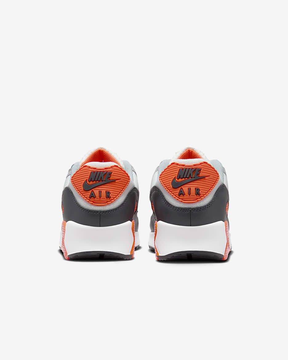 Orange black white air max hotsell